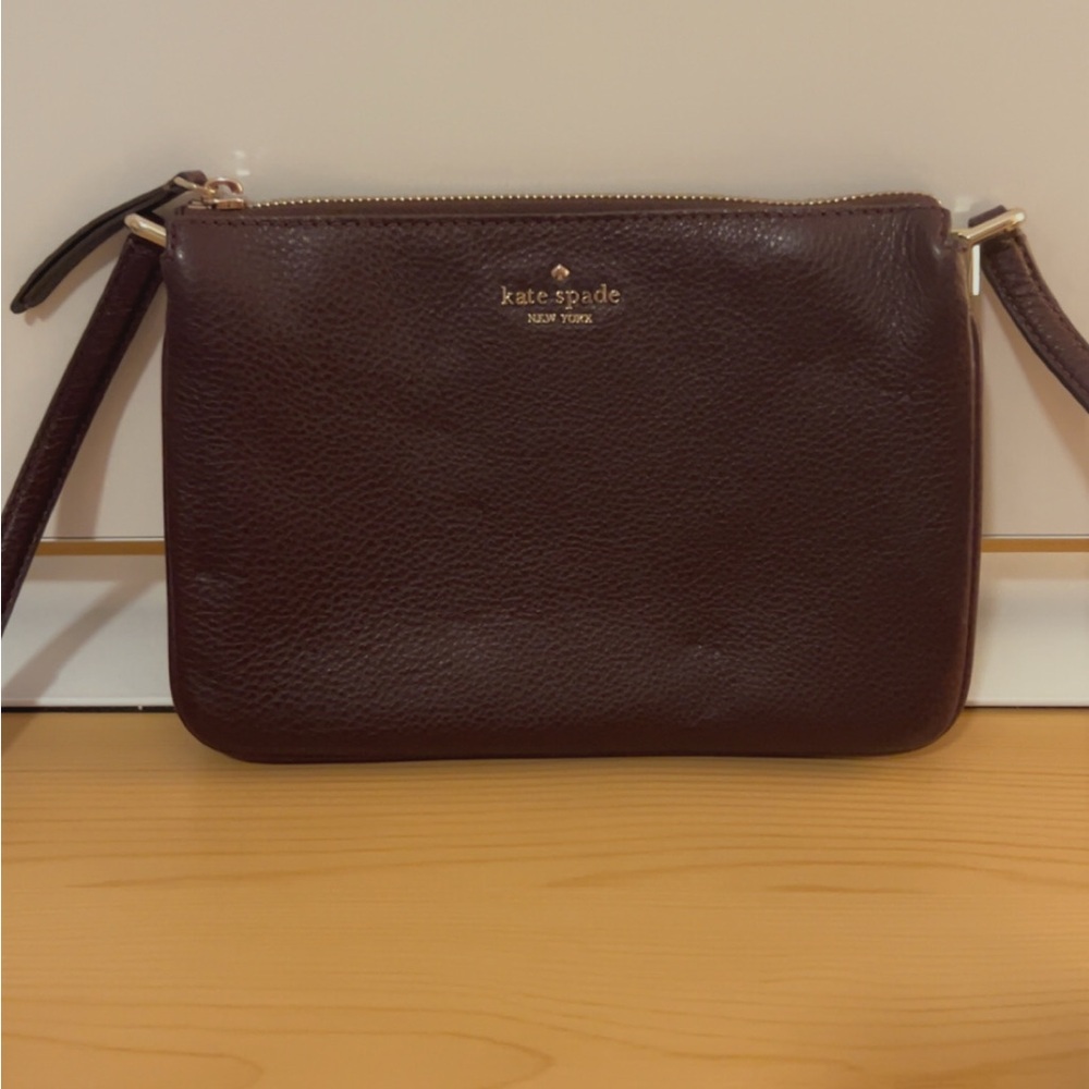 Kate Spade Maroon Crossbody Bag